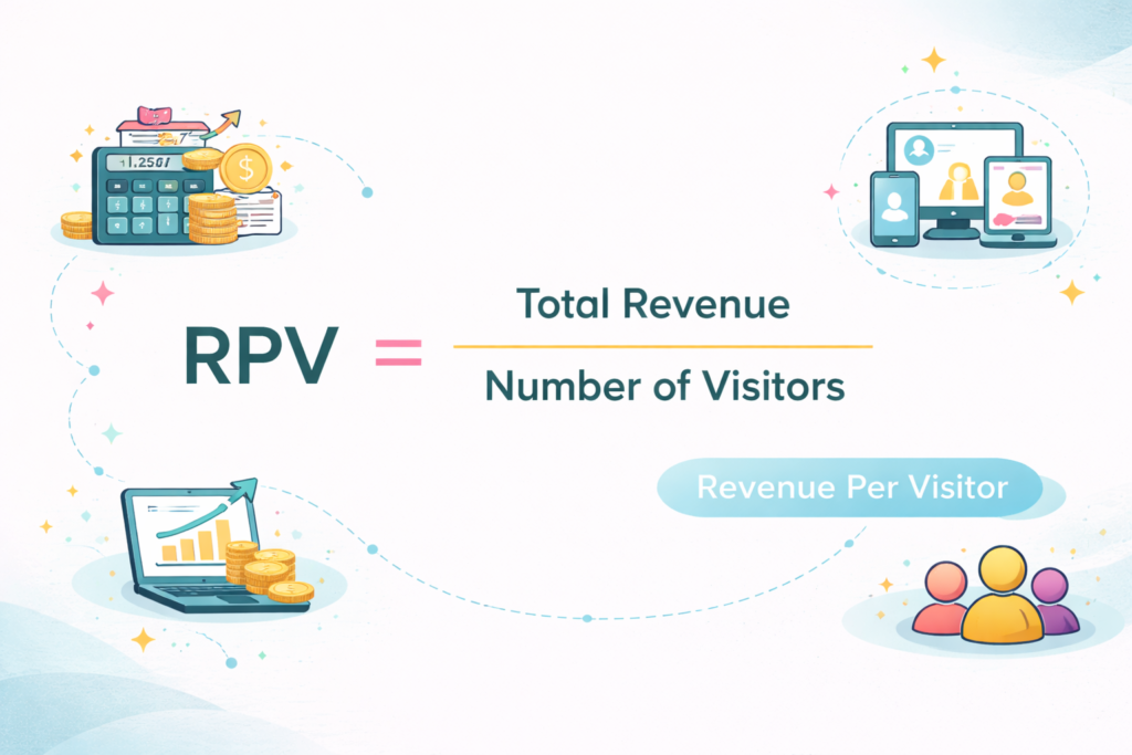 Revenue per visitor